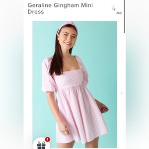 NEW! Francesca’s pink gingham dress - sold out in stores & online!